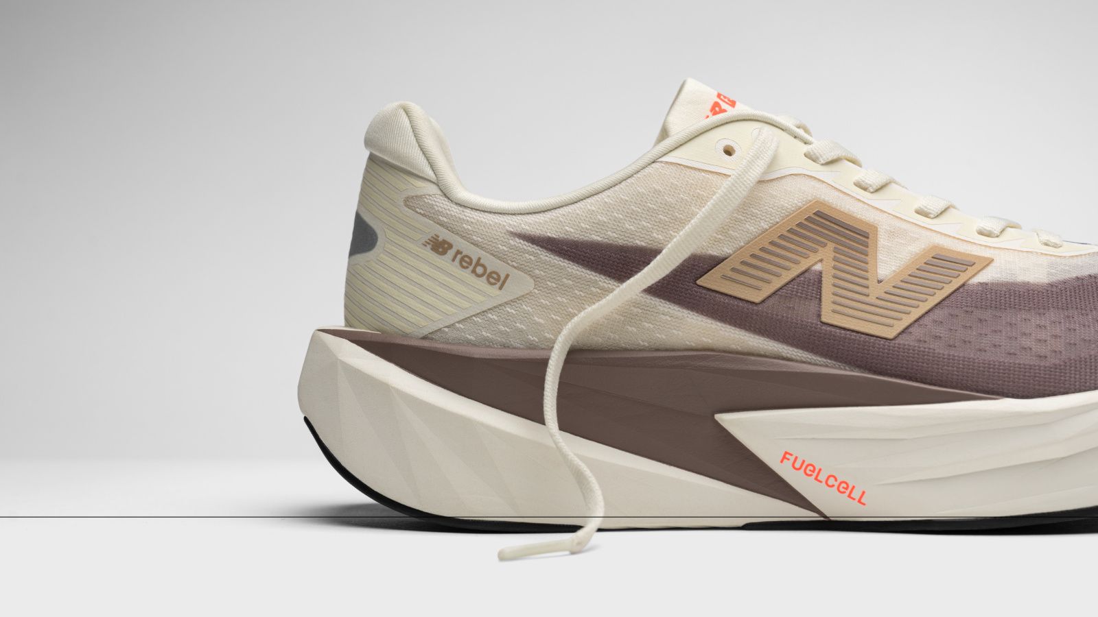 New Balance FuelCell Rebel v5 26.5センチ Buty New Balance Fuelcell Rebel V5 - brązowy (angora)