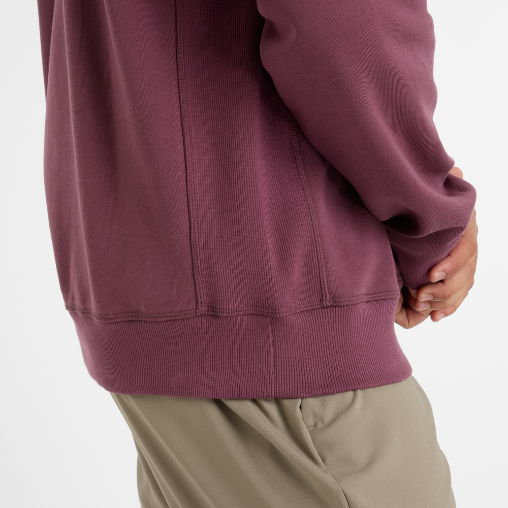 Bluza męska New Balance MT41506FDP – bordowa