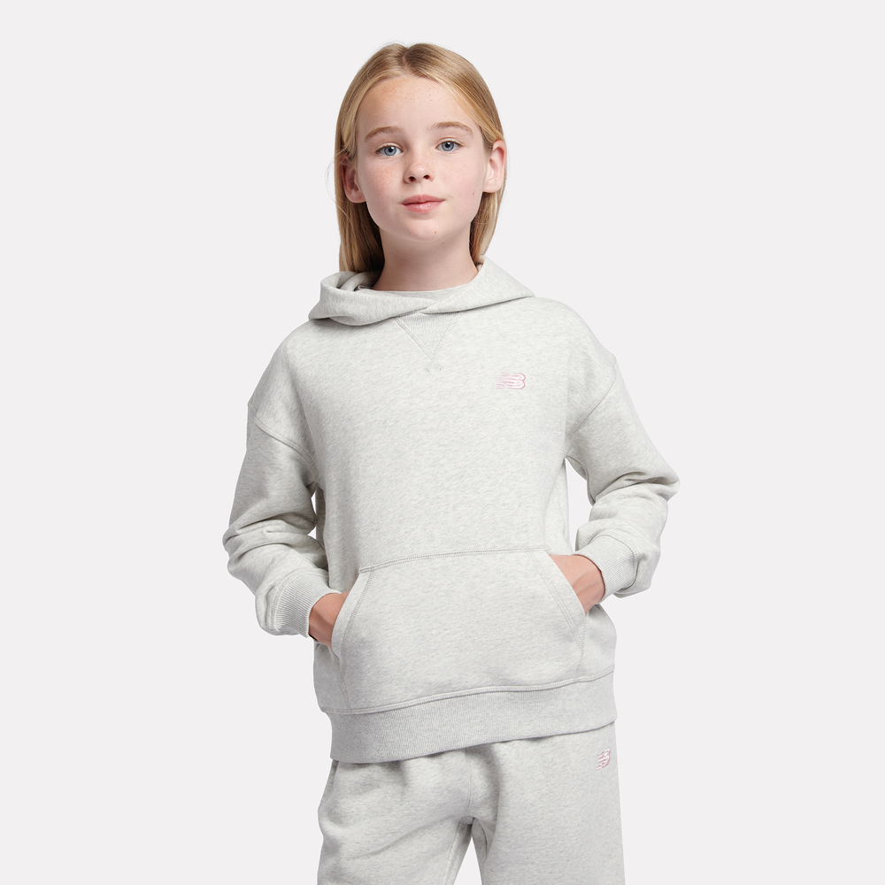 Bluza dziecięca New Balance LAKG0056AHH – szara