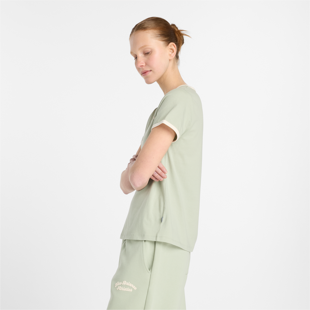 Koszulka damska New Balance WT53524GAS – zielona