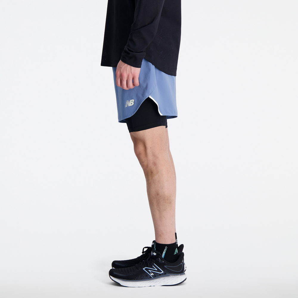 Spodenki męskie New Balance MS33282MYL – niebieskie