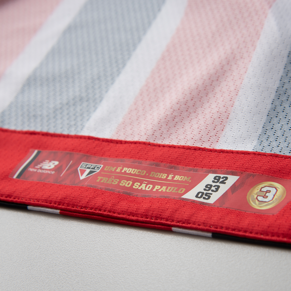 Koszulka męska New Balance Sao Paulo FC MT831835AWY – czerwona