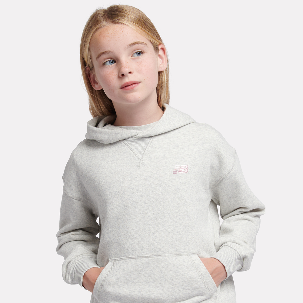 Bluza dziecięca New Balance LAKG0056AHH – szara