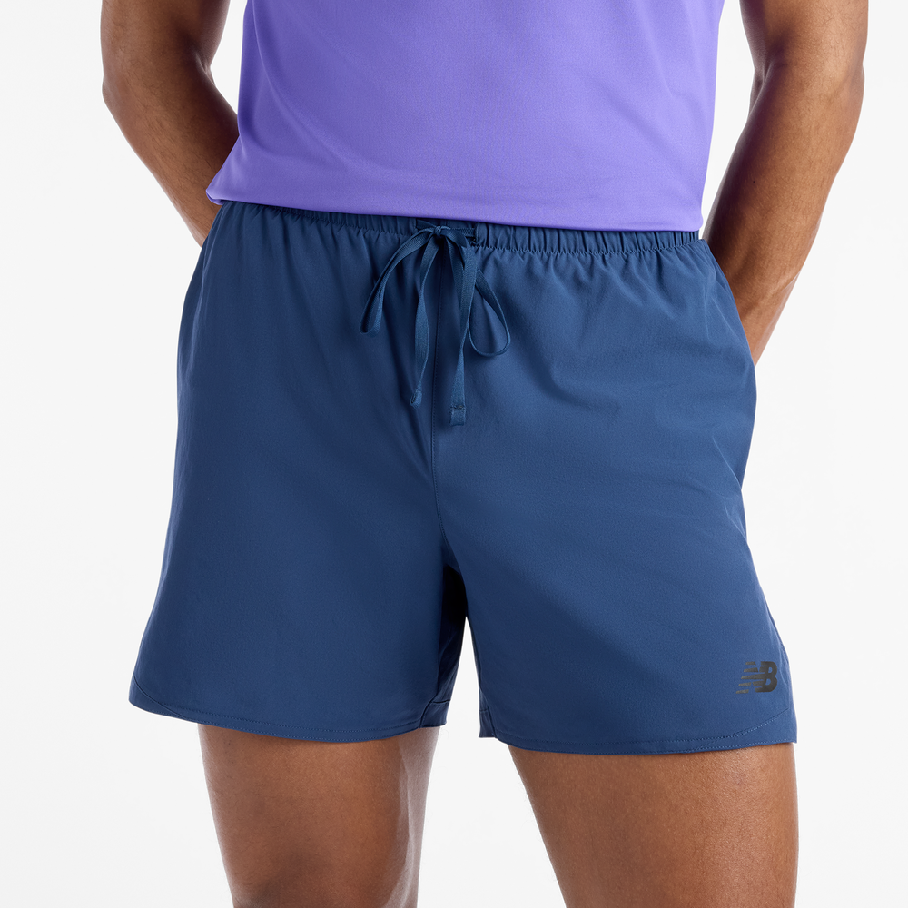 Spodenki męskie New Balance RC Essential – niebieskie