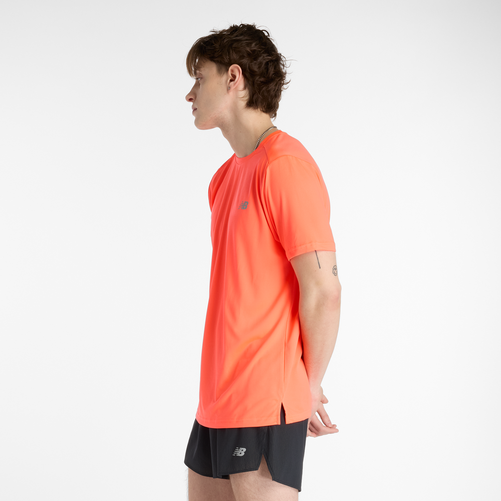 Koszulka męska New Balance MT41222URR  – pomarańczowa