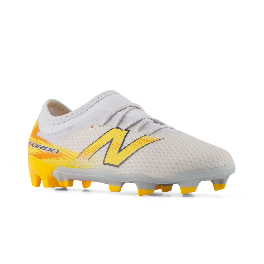 Korki dziecięce New Balance FURON TEAM JNR FG V9 YF3F96W – pomarańczowe