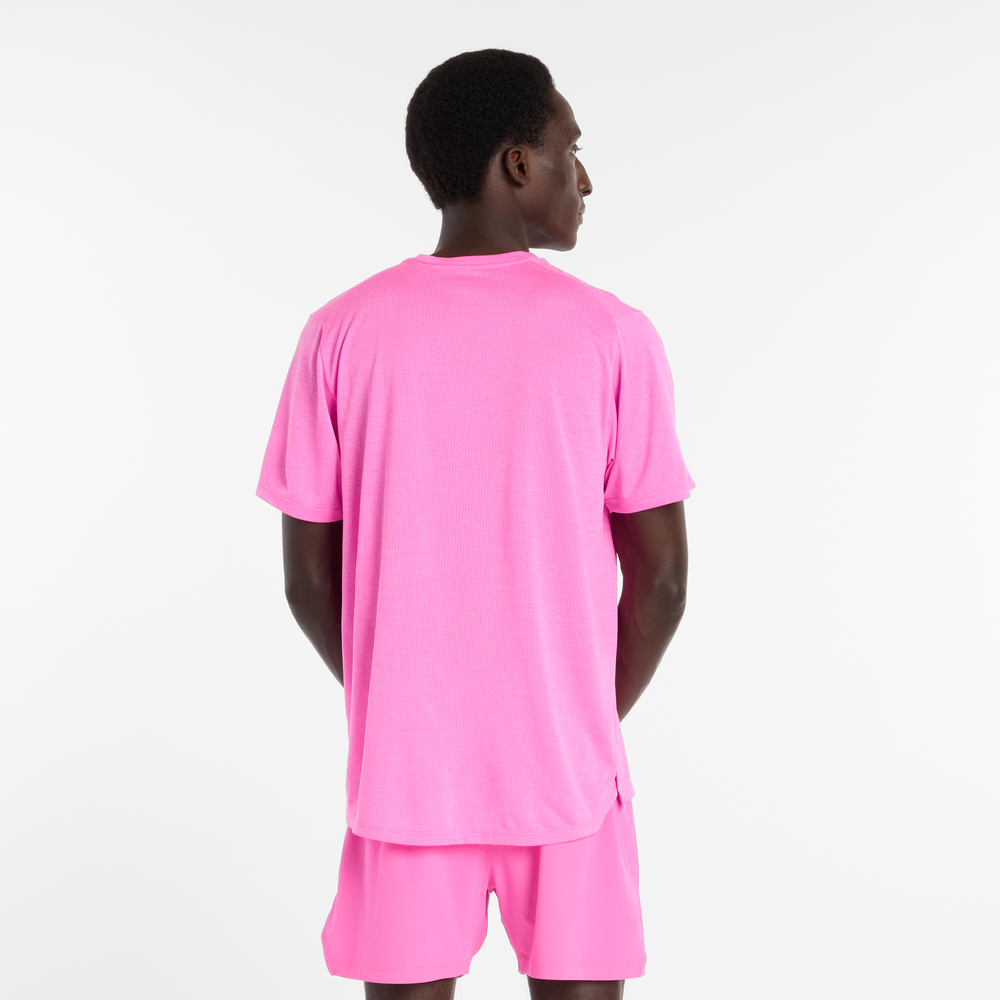 Koszulka męska New Balance MT41253AD8 – różowa