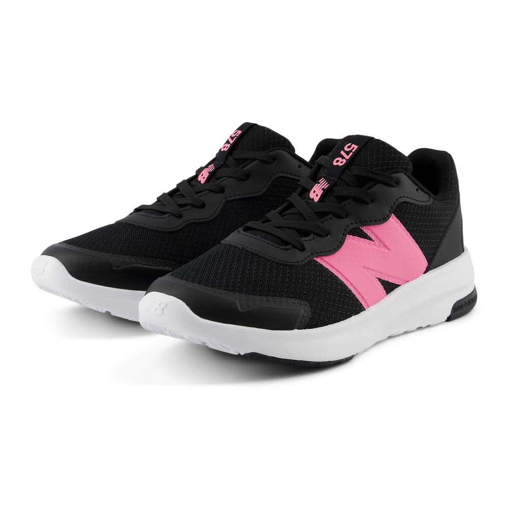 Buty dziecięce New Balance GK578BP - czarne