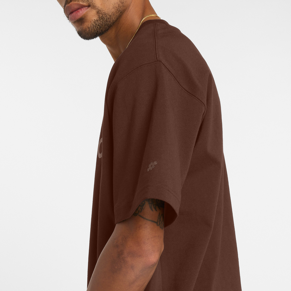 Koszulka męska New Balance Numeric MT51955ROK – brązowa