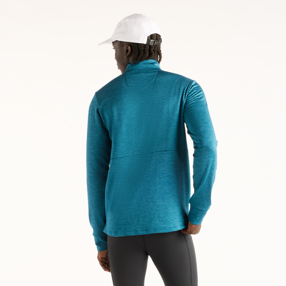Bluza męska New Balance RC Essential Heat Grid – niebieska