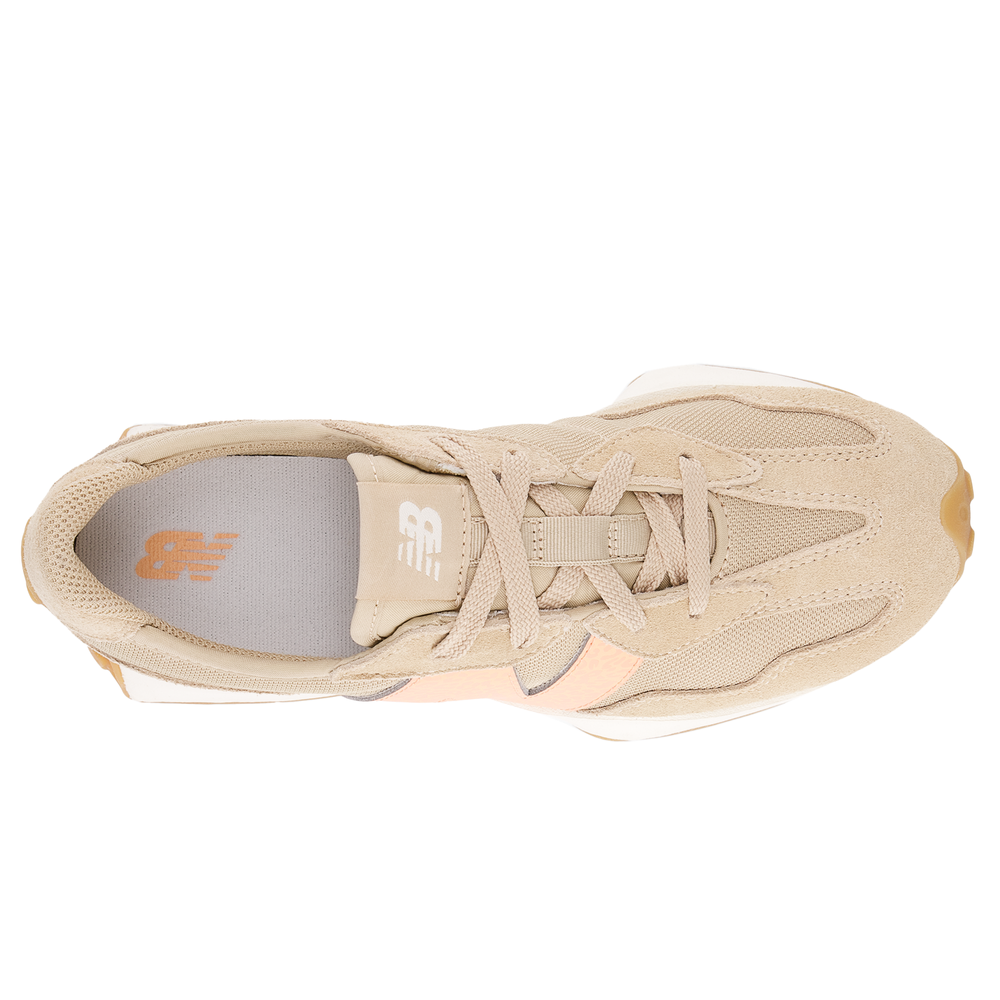 Buty dziecięce New Balance GS327WO – beżowe