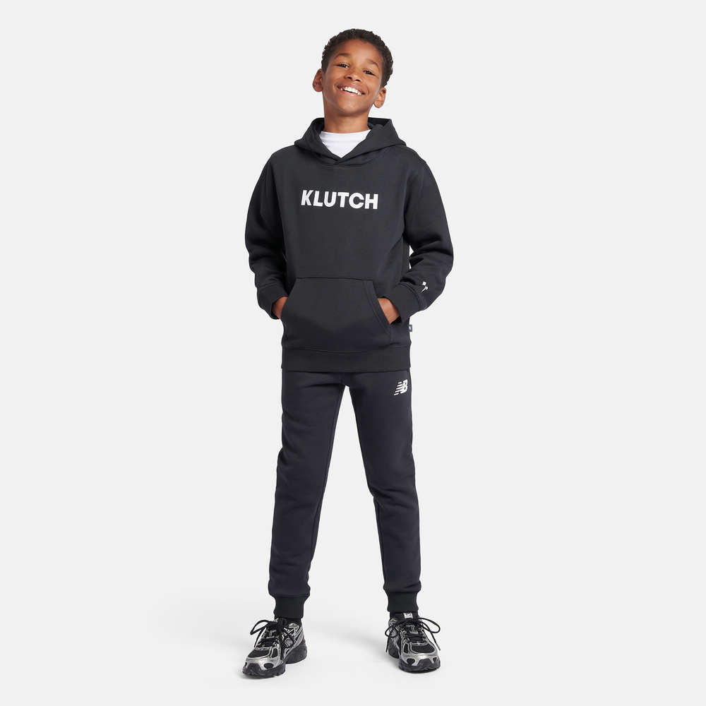 Spodnie dziecięce New Balance LAKB0007BK – czarne