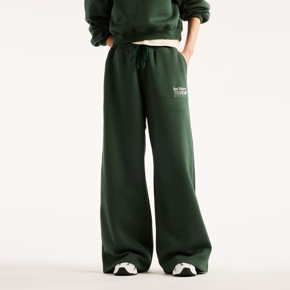 Spodnie damskie New Balance WB62983ANDG – zielone