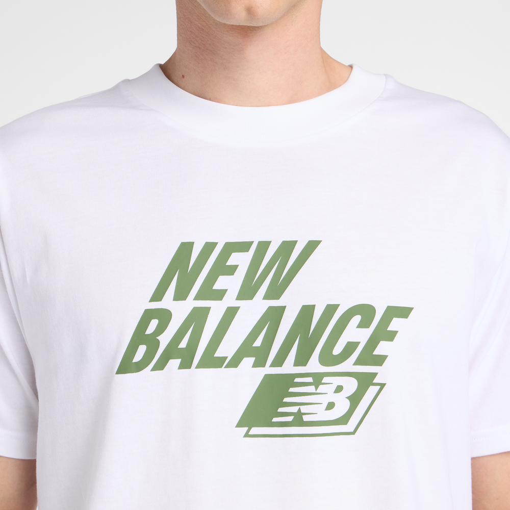 Koszulka męska New Balance MT61H0Z3WT – biała