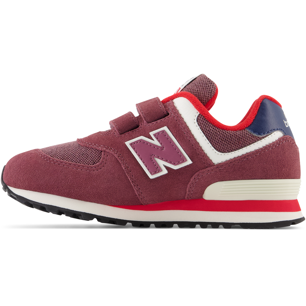 Buty dziecięce New Balance PV574NX1 –  czerwone