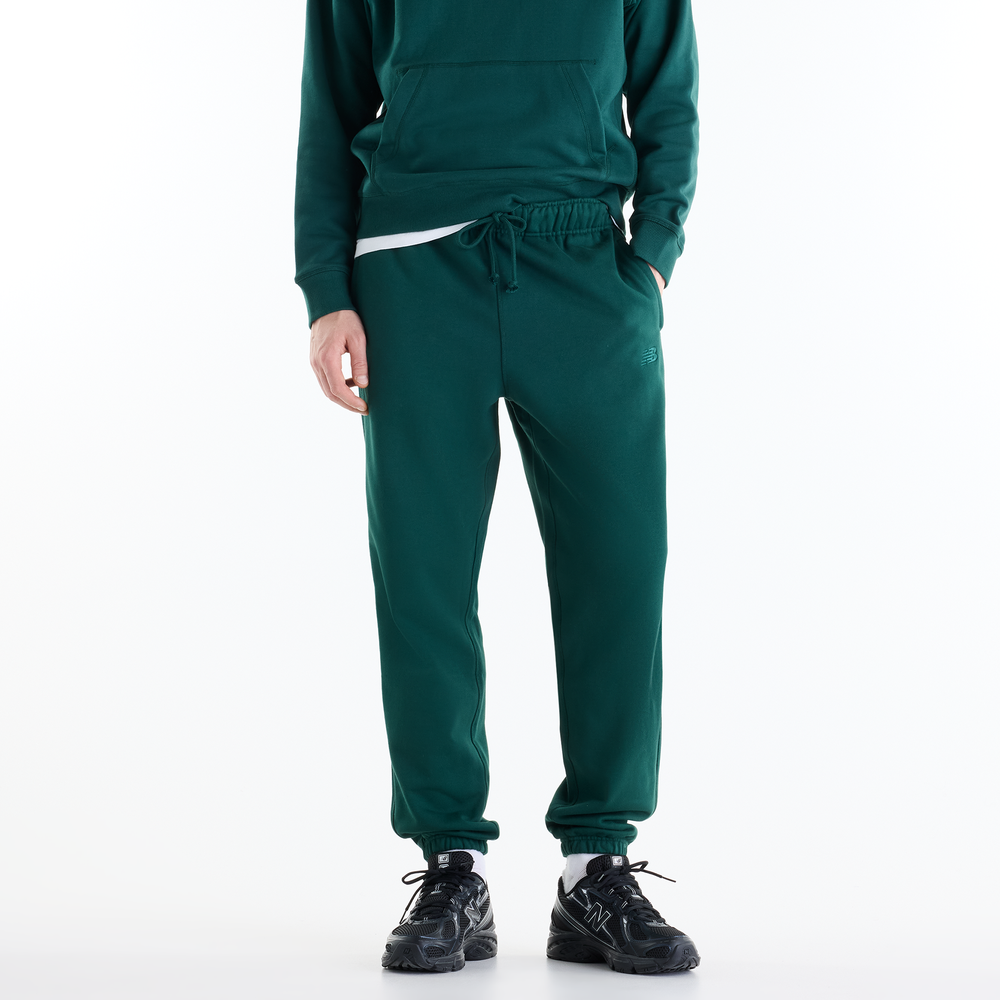 Spodnie męskie New Balance MP41508NOG – zielone