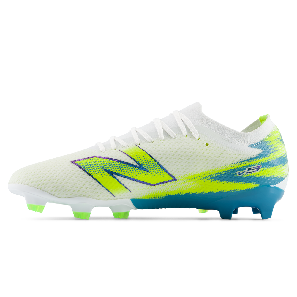 Korki męskie New Balance FURON TEAM FG V8 UF3F51W – białe