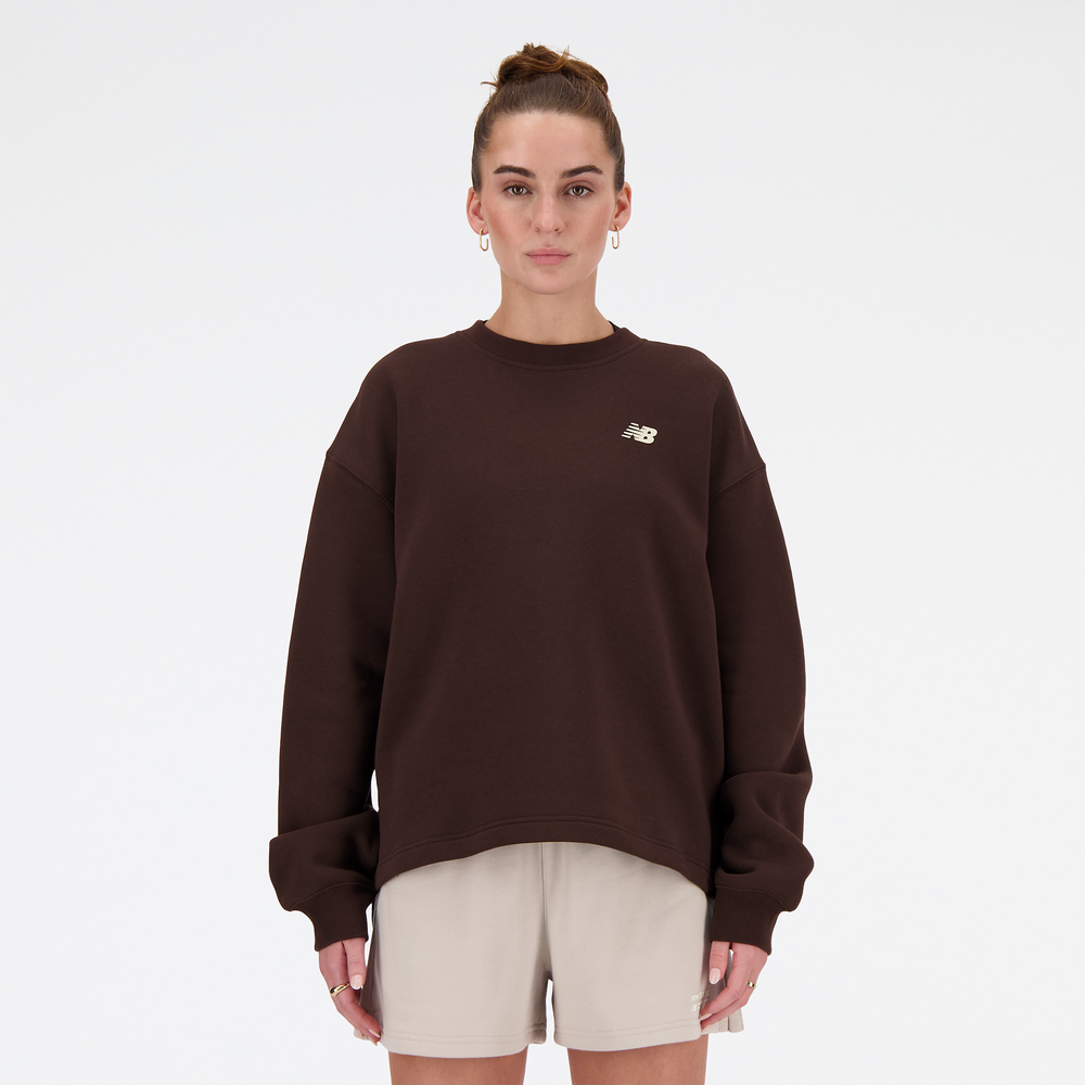 Bluza damska New Balance WT33532KCF – brązowa