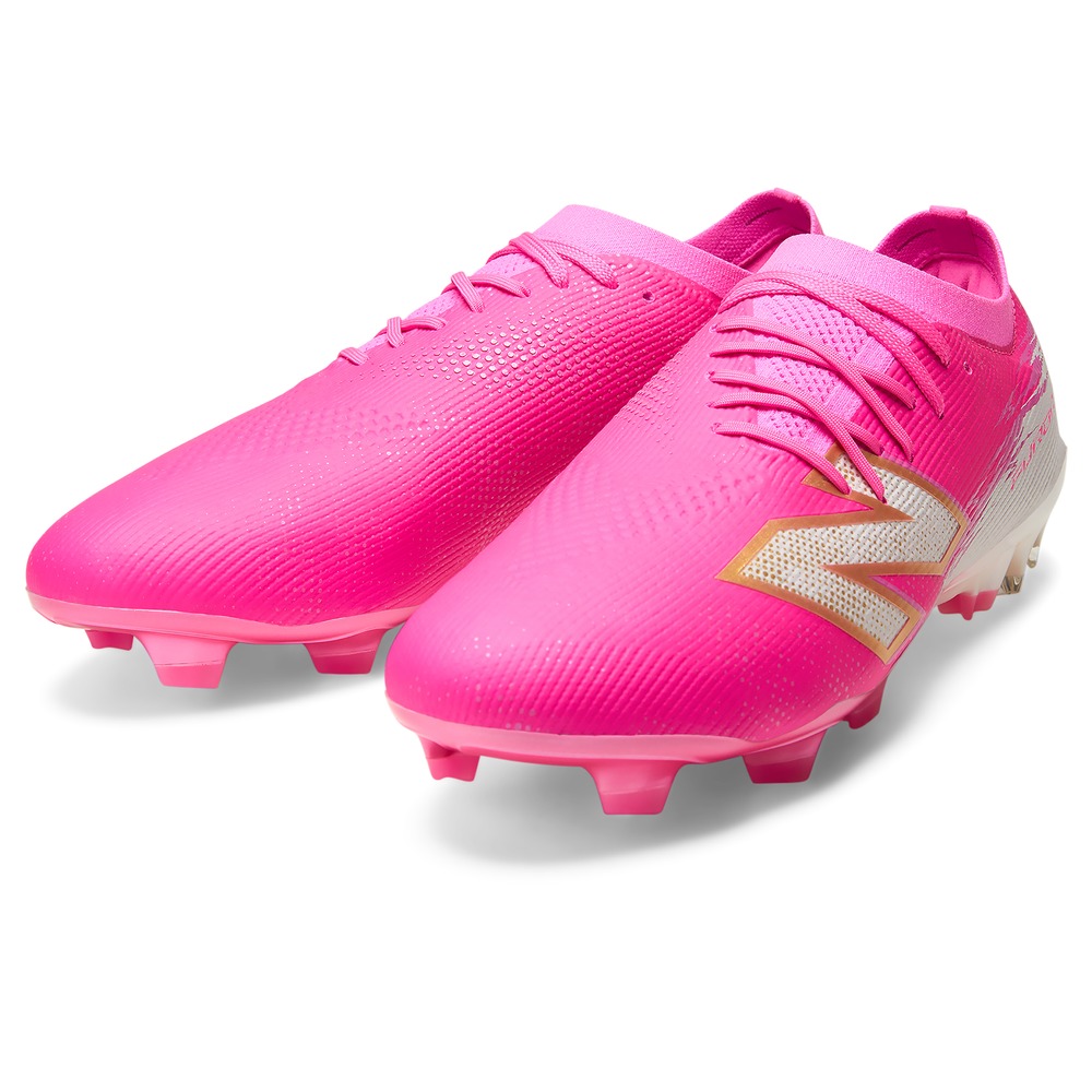 Korki męskie New Balance FURON ELITE FG V8 UF1F6O4 – różowe