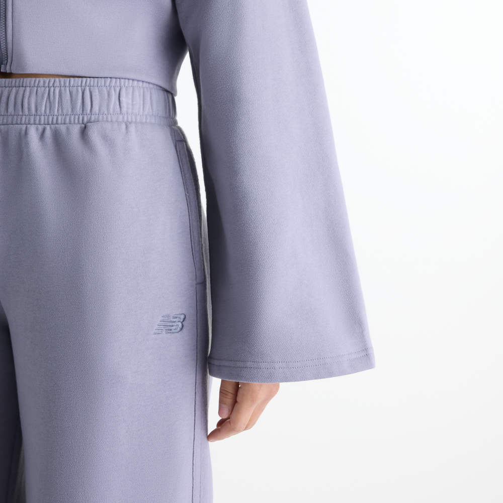 Bluza damska New Balance Brushed Coastal – fioletowa