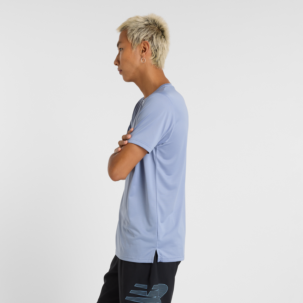 Koszulka męska New Balance MT41222DUS – niebieska