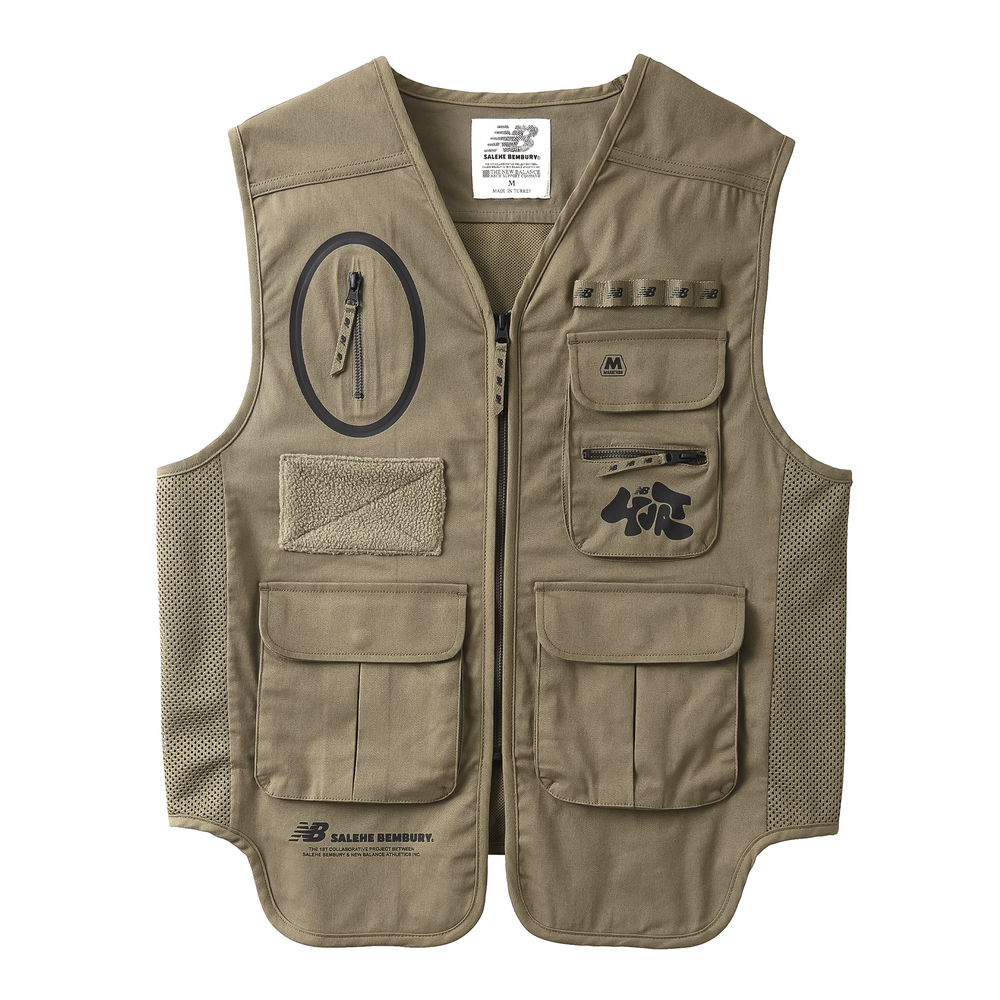 Kamizelka New Balance x Salehe Bembury MV11563CGN – brązowa