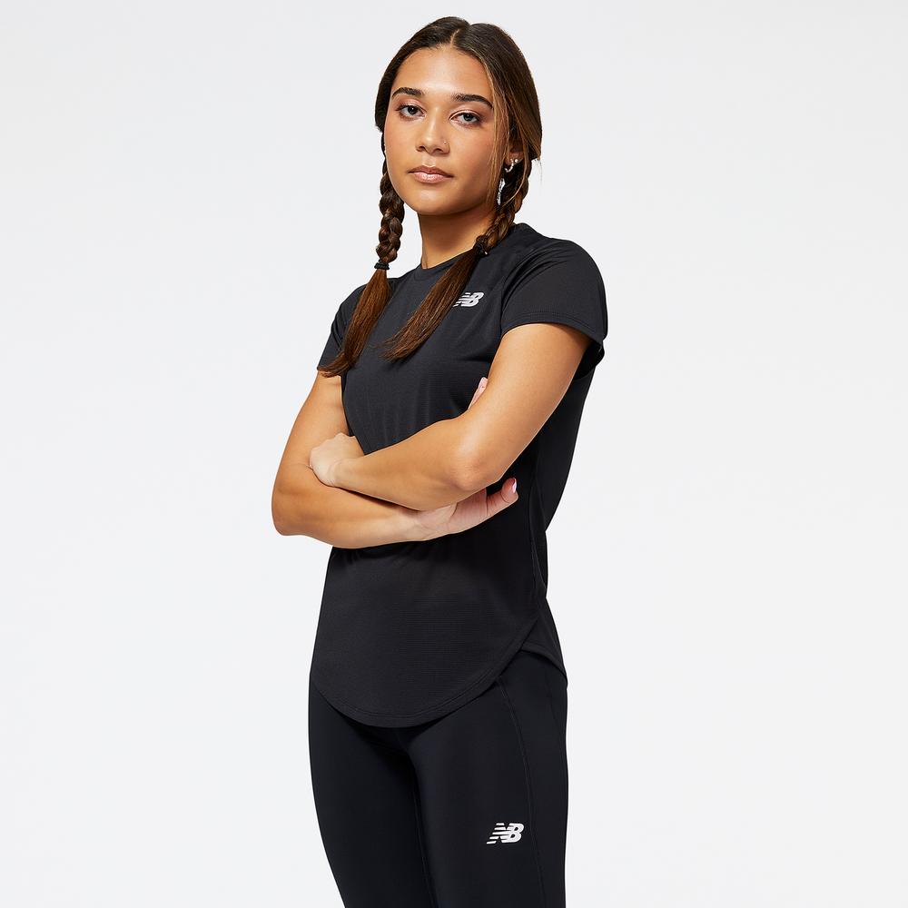 Koszulka damska New Balance WT23222BK – czarna