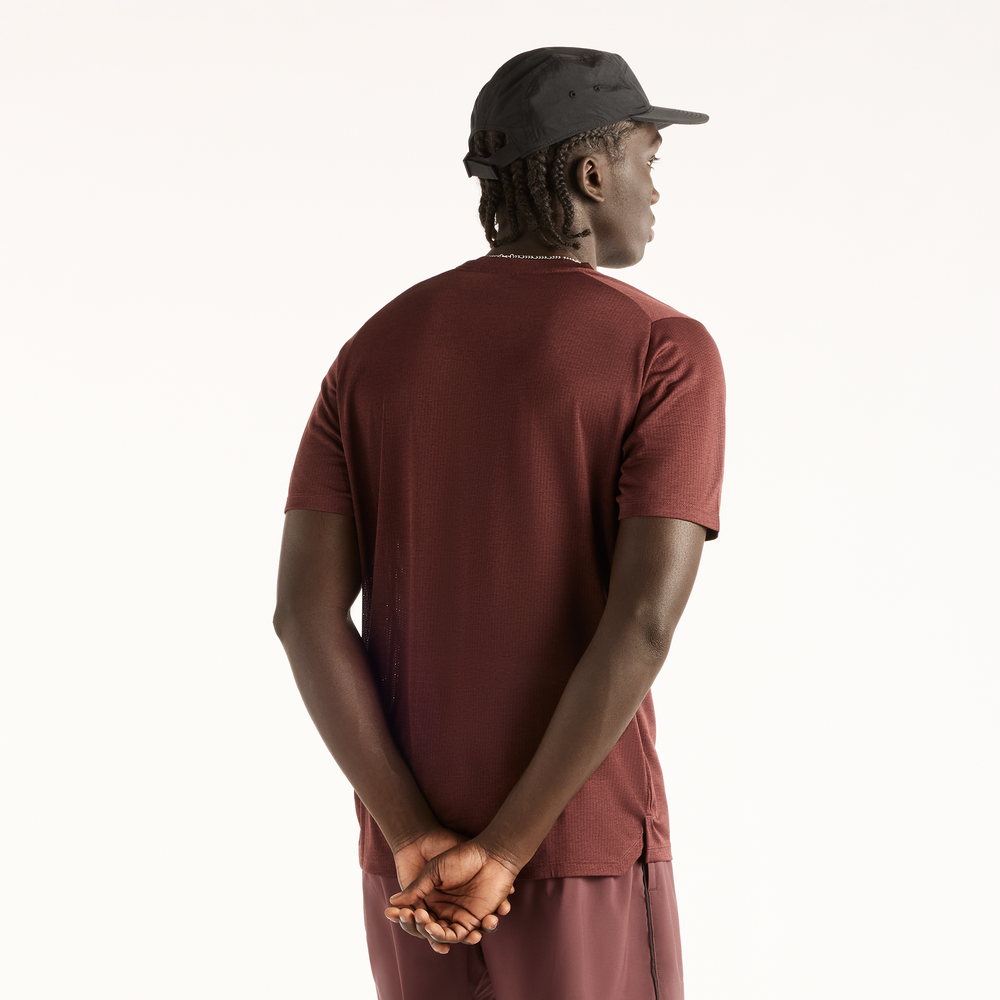 Koszulka męska New Balance RC Essential – bordowa