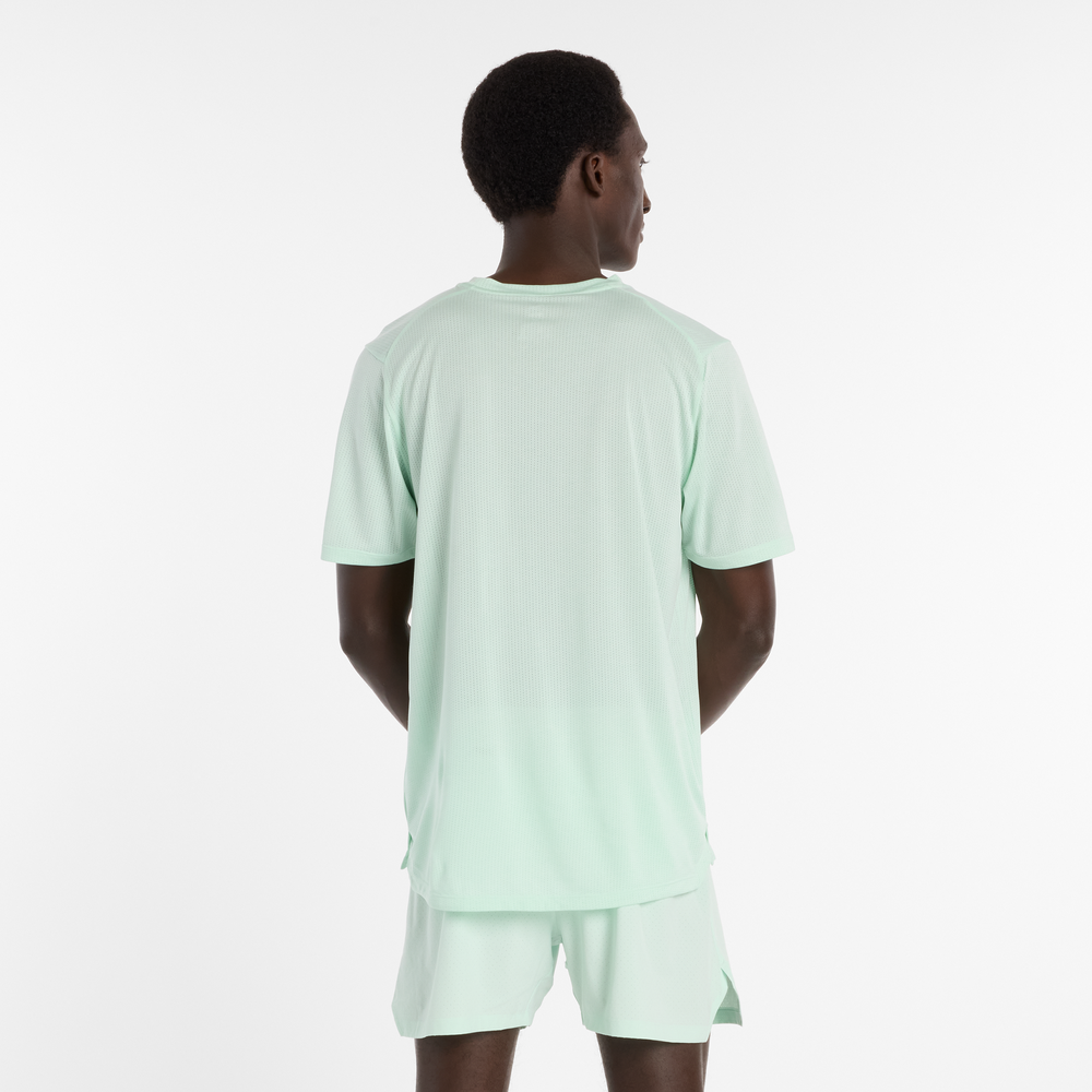 Koszulka męska New Balance MT41253AB8 – miętowa