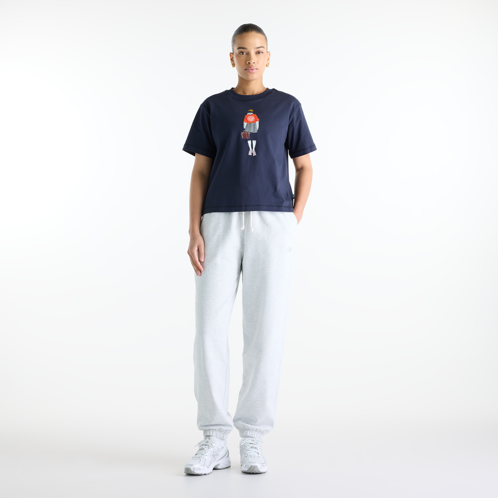 Koszulka damska New Balance Varsity Scholar – granatowa