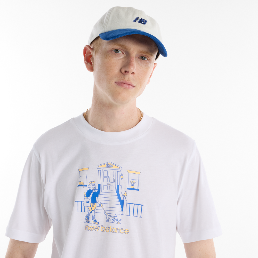 Koszulka męska New Balance MT61Y0XJWT – biała