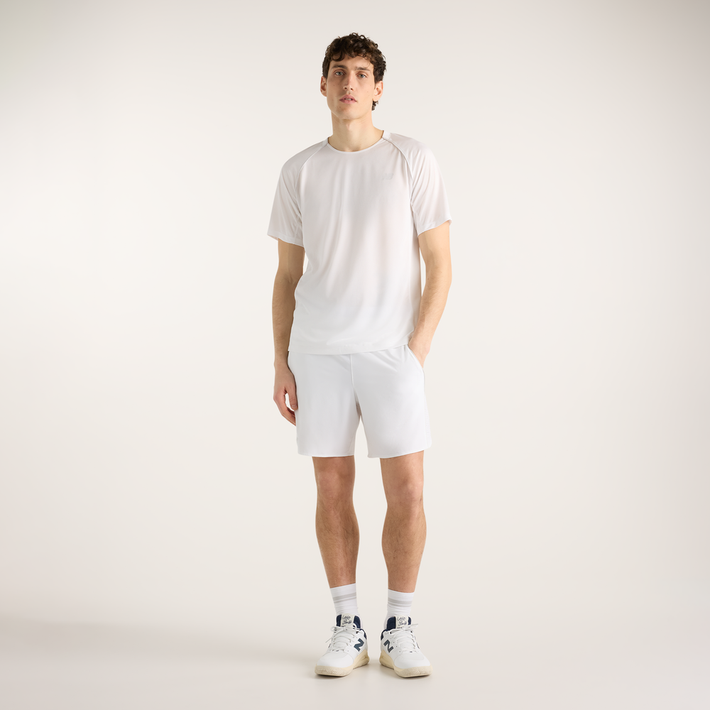 Spodenki męskie New Balance Tournament – białe