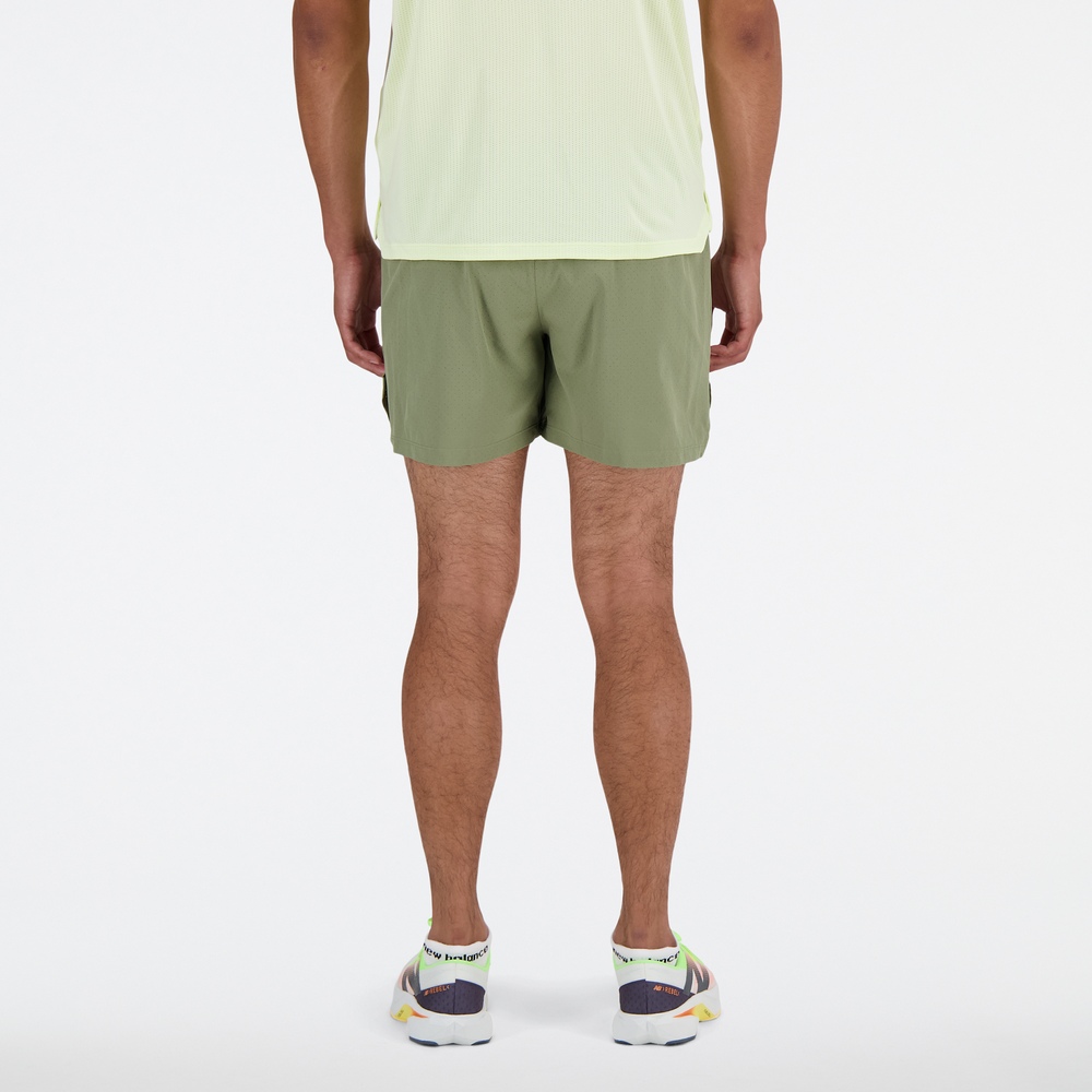 Spodenki męskie New Balance MS41286DEK – zielone