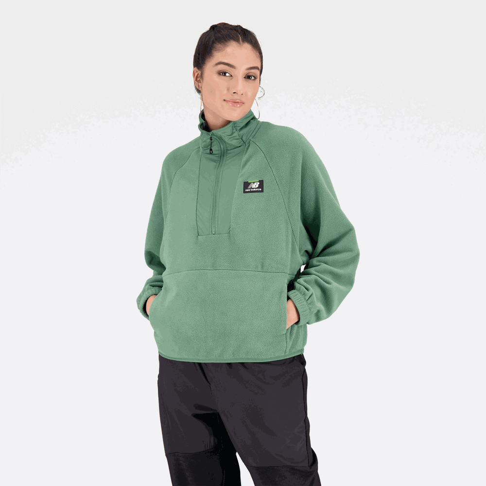 Bluza damska New Balance WT23509JD – zielona