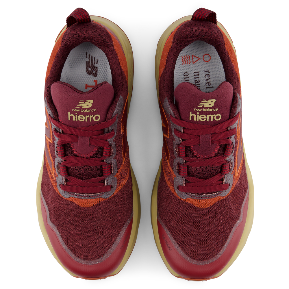 Buty damskie New Balance Fresh Foam X Hierro v9 WHIER25J – bordowe