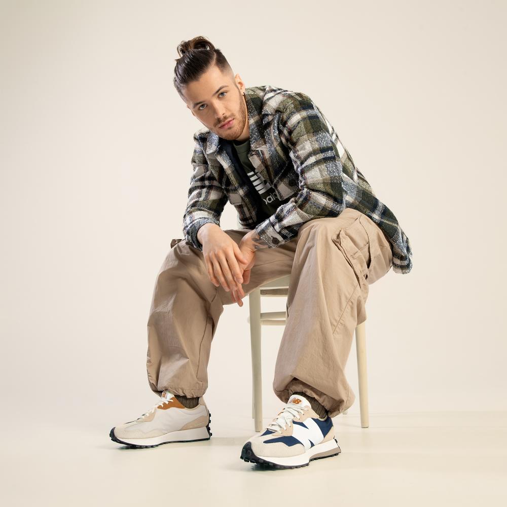 Buty męskie New Balance MS327OB – beżowe