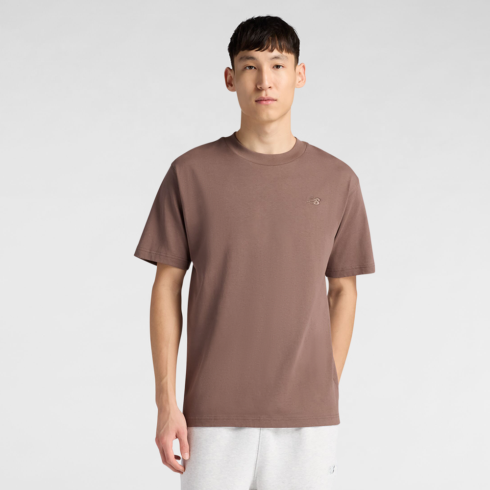 Koszulka męska New Balance MT41533ABP – brązowa