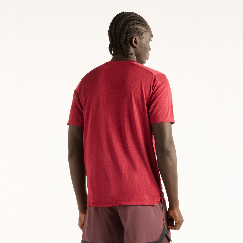 Koszulka męska New Balance RC Essential Graphic – czerwona