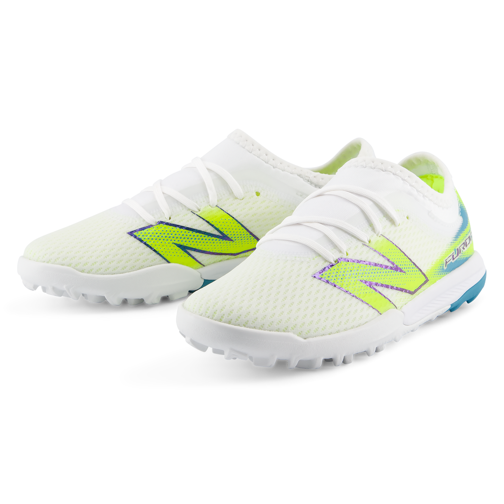 Turfy dziecięce New Balance FURON TEAM JNR TF V9 YF3T69A – białe