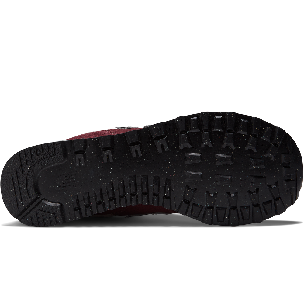 Buty męskie New Balance ML574EVM - bordowe
