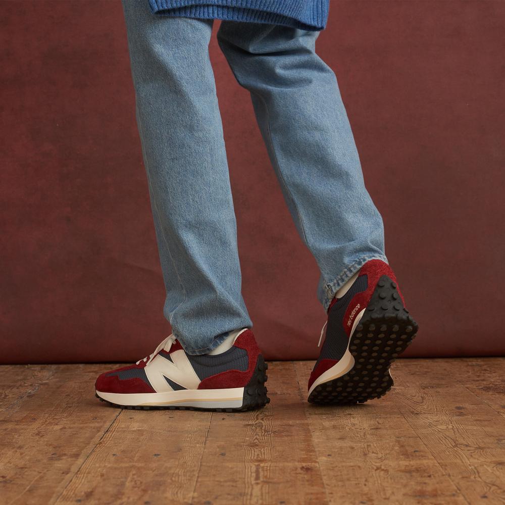 Buty New Balance MS327MR – czerwono–granatowe