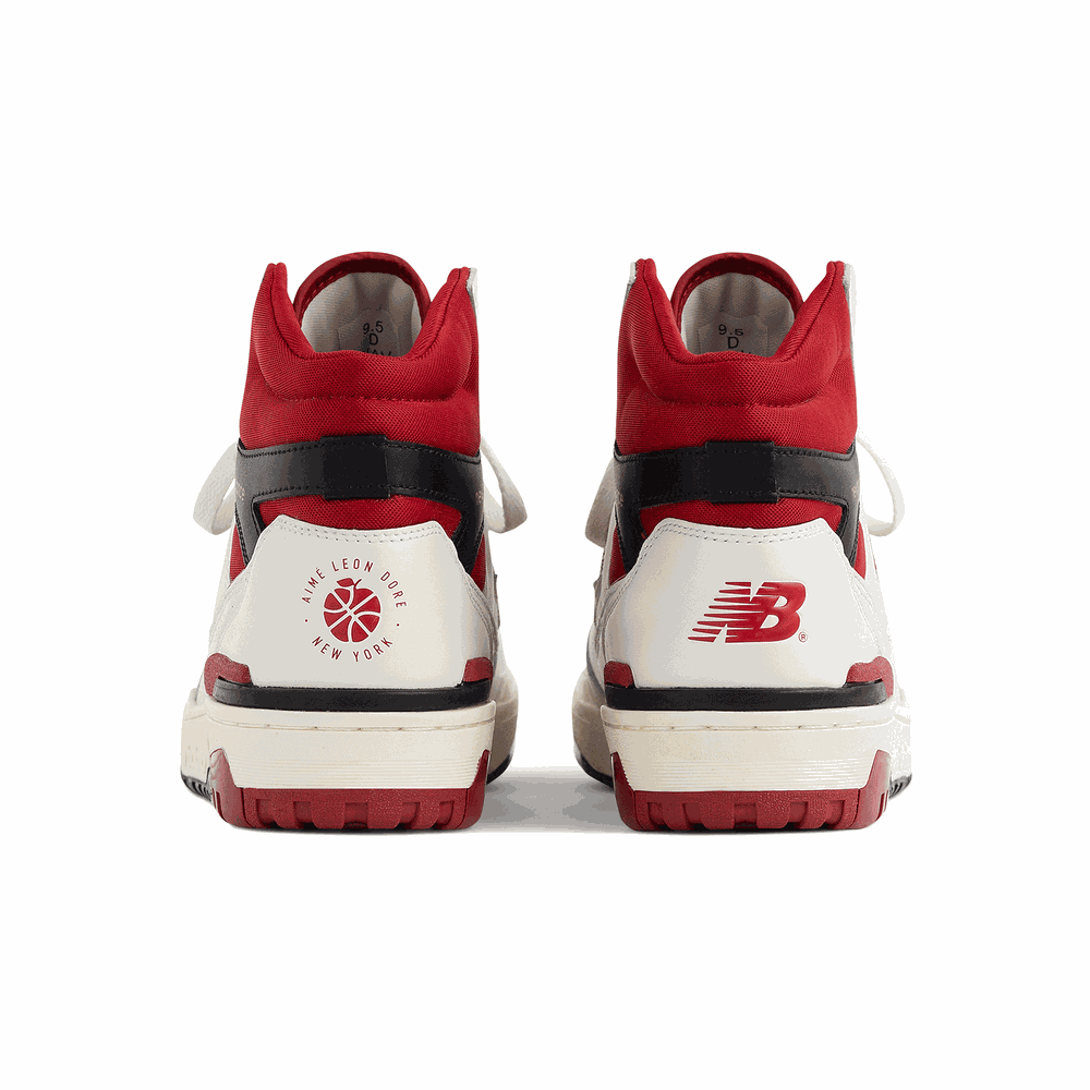 Buty New Balance X Aimé Leon Dore BB650RE1 – biało–czerwone