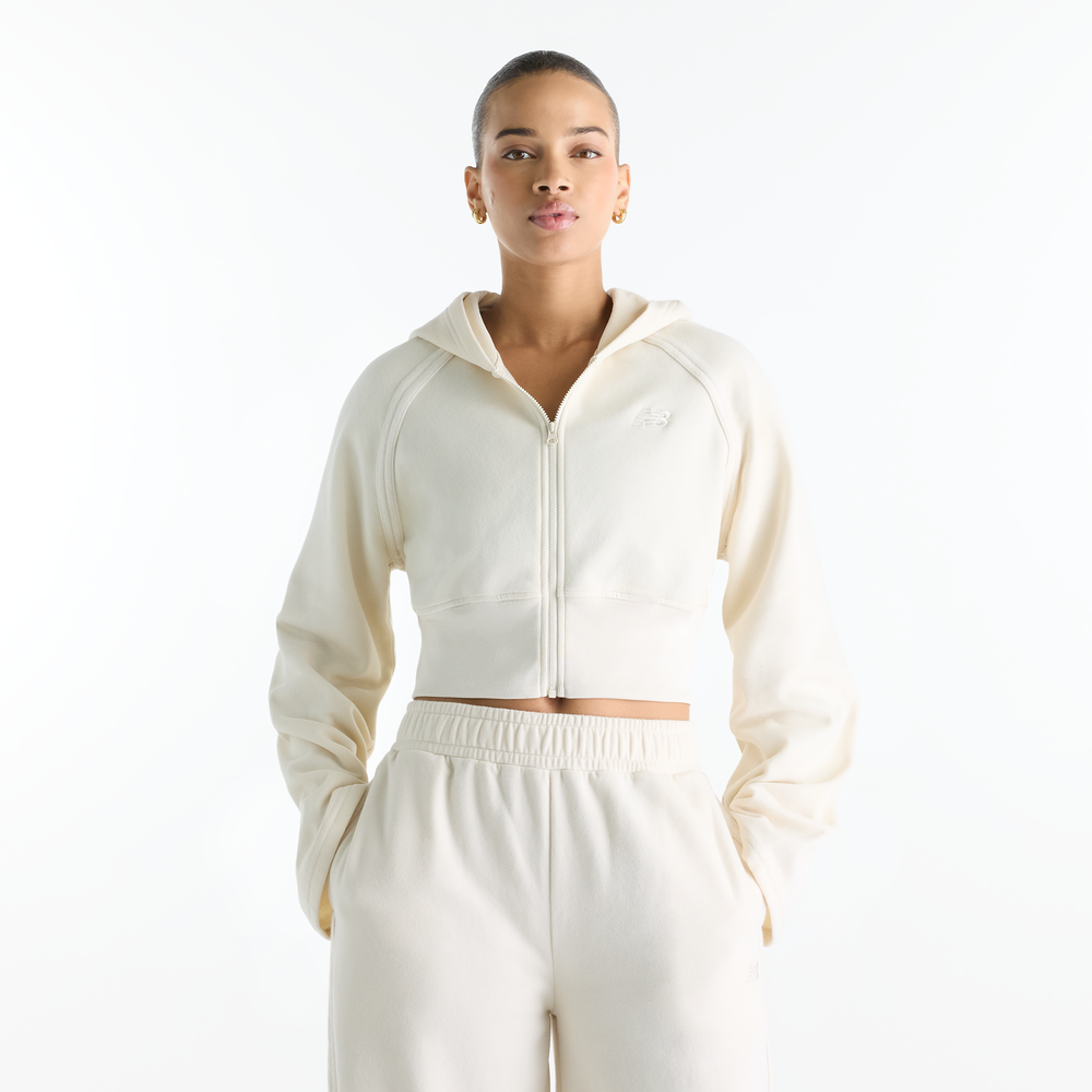 Bluza damska New Balance WJ62Q0WVLIN – beżowa