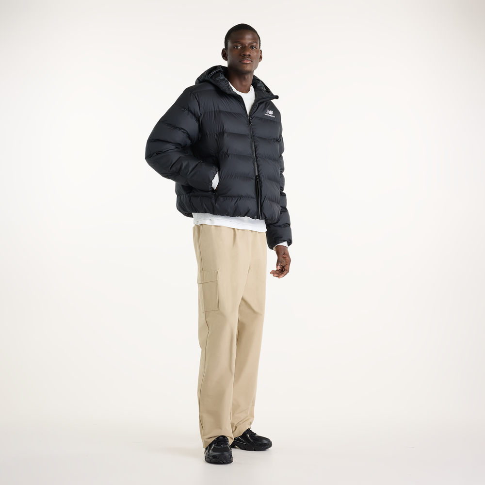 Kurtka męska New Balance Boston Puffer – czarna