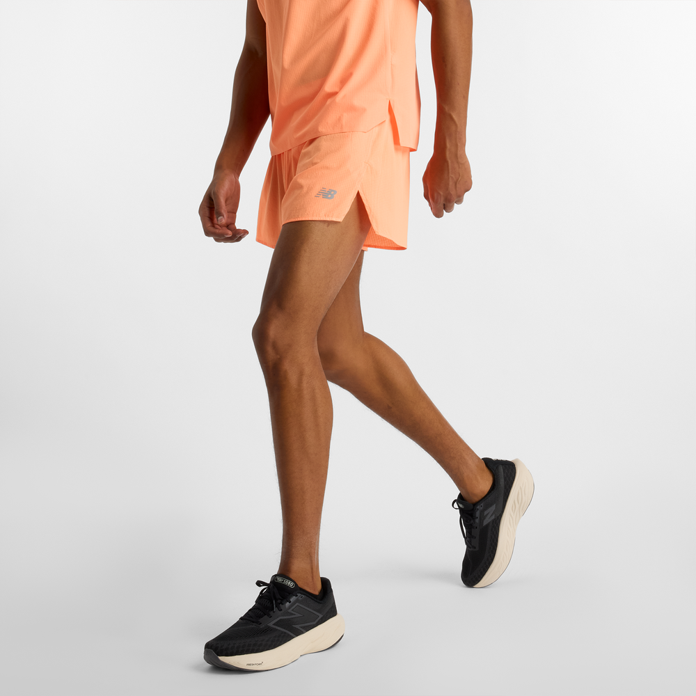 Spodenki męskie New Balance MS51283HMO – pomarańczowe