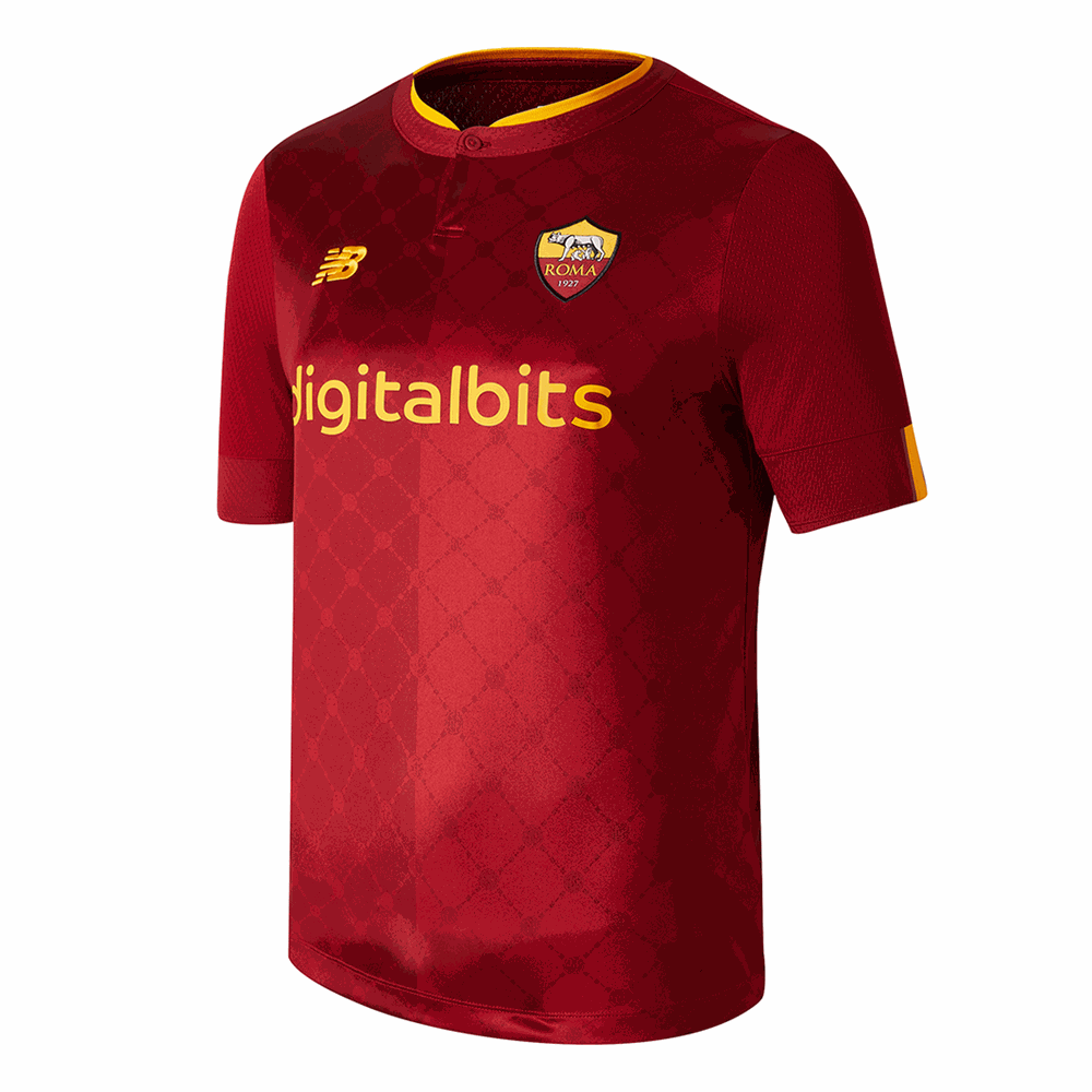 Koszulka New Balance AS Roma MT231244HME – czerwona