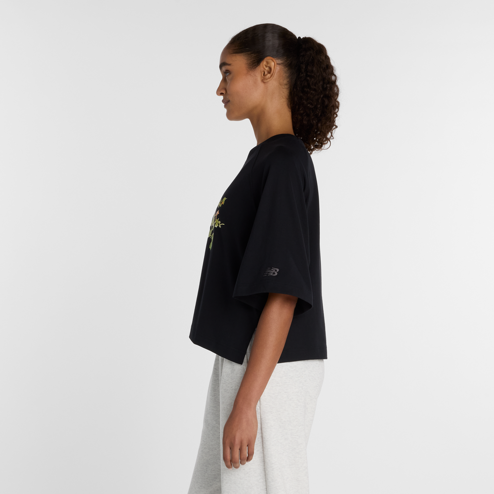 Koszulka damska New Balance WT61371RBK – czarna