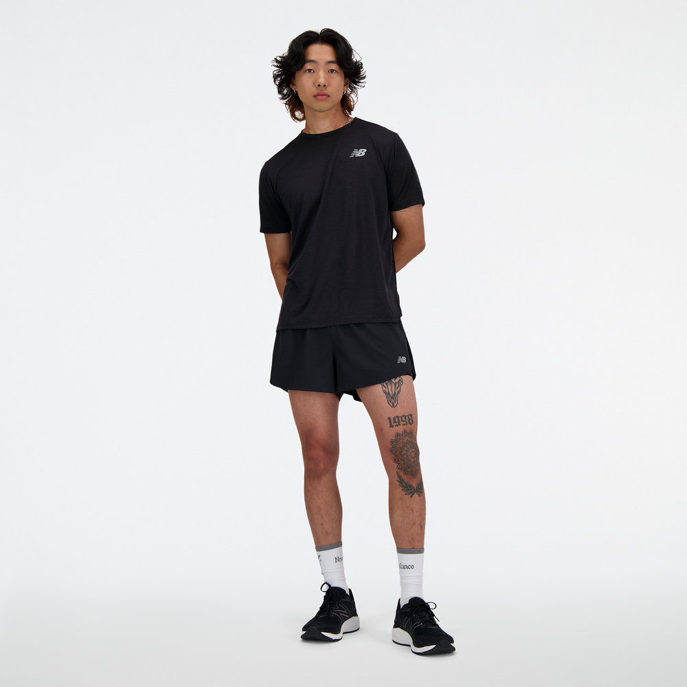 Spodenki męskie New Balance MS41280BK – czarne