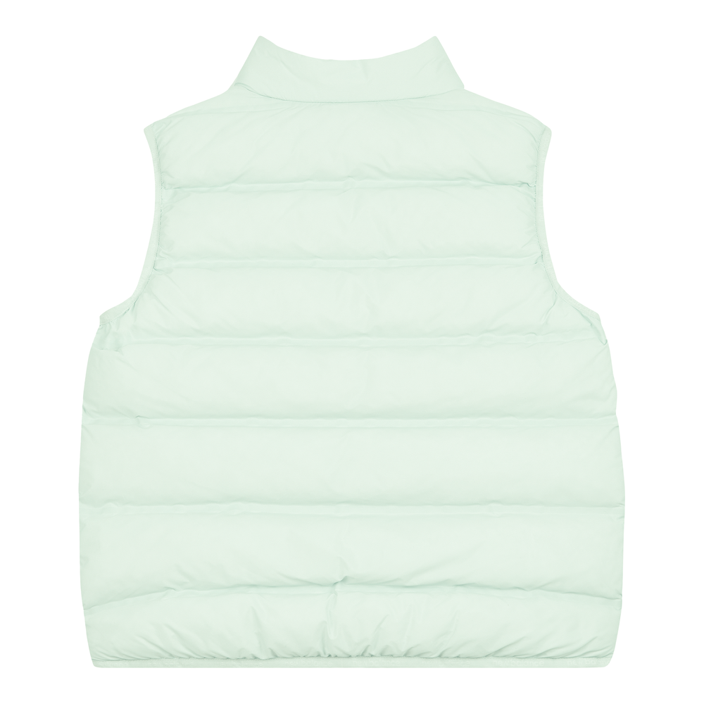 Bezrękawnik dziecięcy New Balance LAKG0021NUM – miętowy
