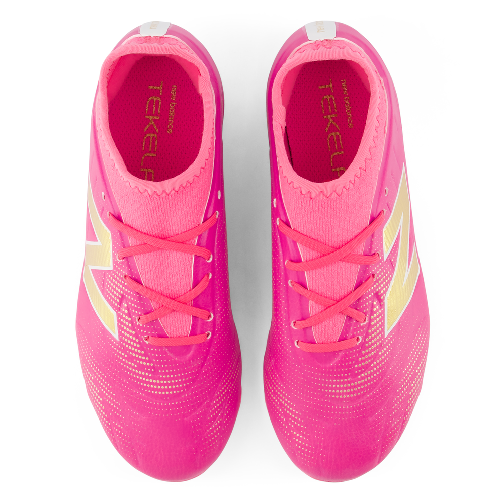 Korki dziecięce New Balance TEKELA TEAM LOW JNR FG V5 YT3FL6OG - różowe